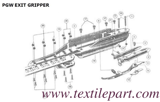 أجزاء احتياطية لـ PGW RAPIER GRIPPER BE71774 BE71851 BE72082 BE72087