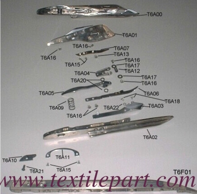 TP600 أجزاء PBO13640، PBP38999، PBS74789، PBO13609، PBQ33883، PBP63671 جسم العامل