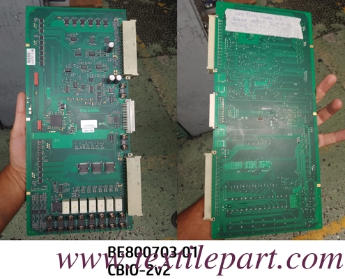 BE800703.01 CBIO 2V2 اللوحة PICANOL قطاعات الخشب