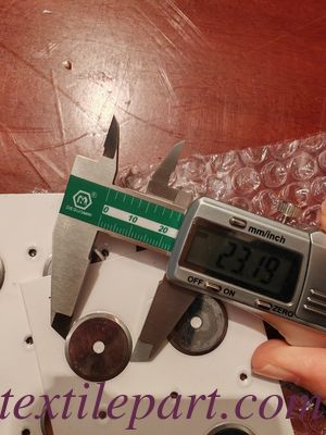 شفرة دائرية PQQ51785 لآلة القطع الدوارة Rotocut من G6300 مقاس 23 × 4 × 0.6 مم